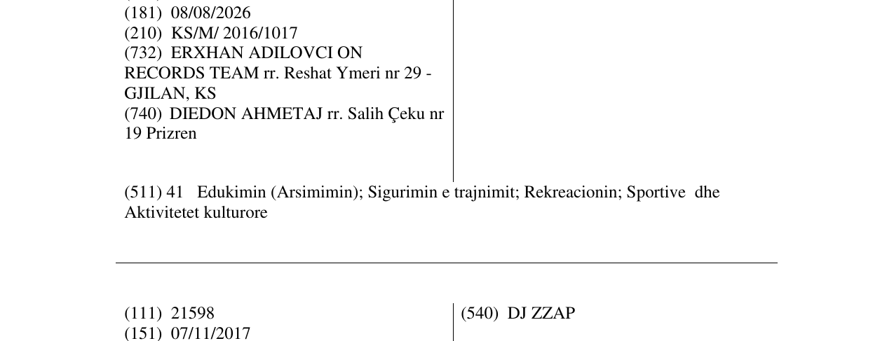 Zëri i markës DJ COSMO në buletin