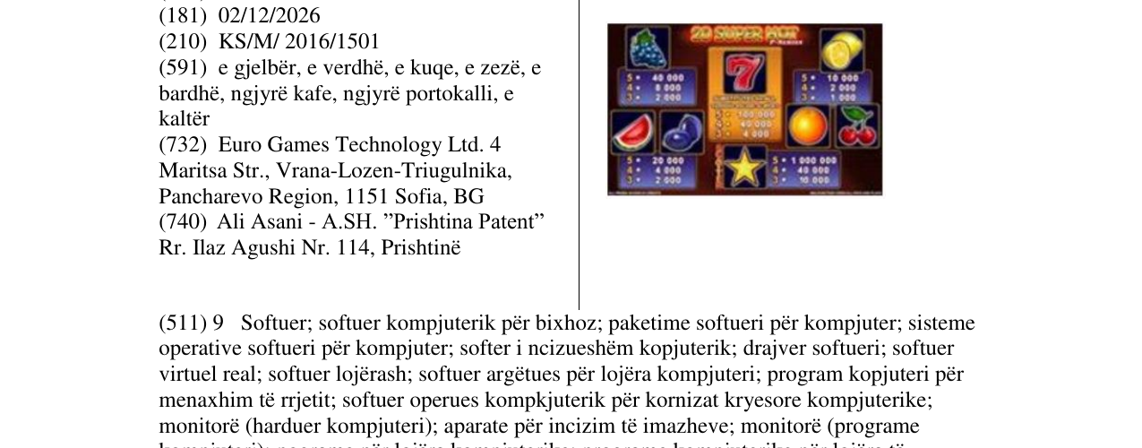 Zëri i markës Markë figurative në buletin