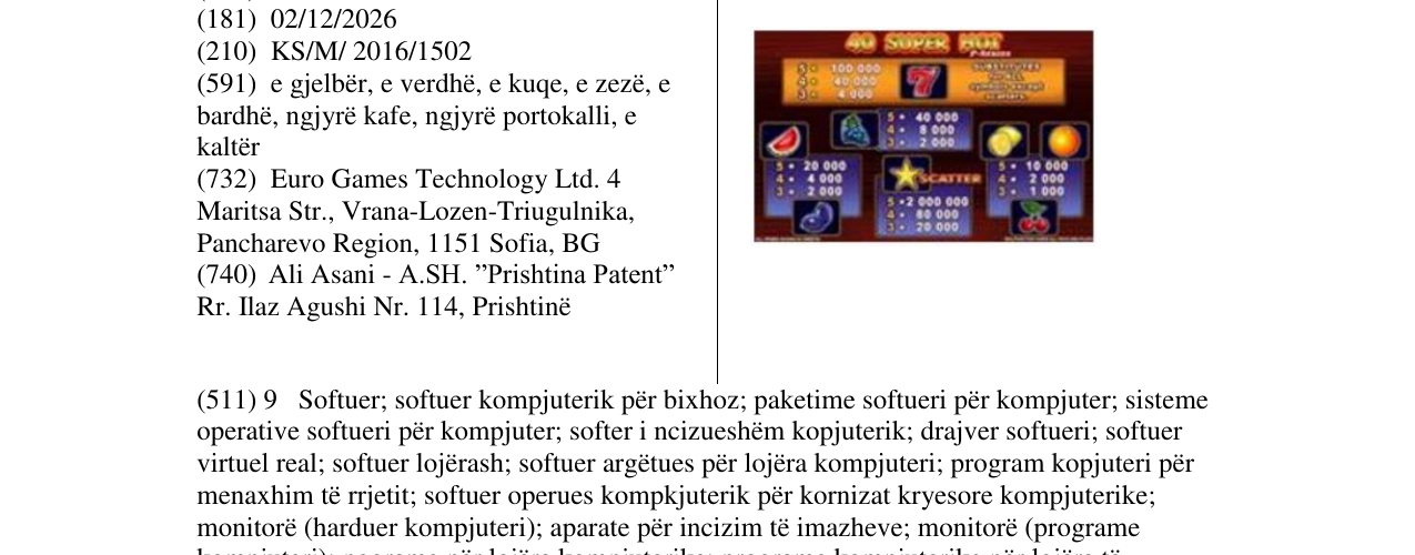 Zëri i markës Markë figurative në buletin