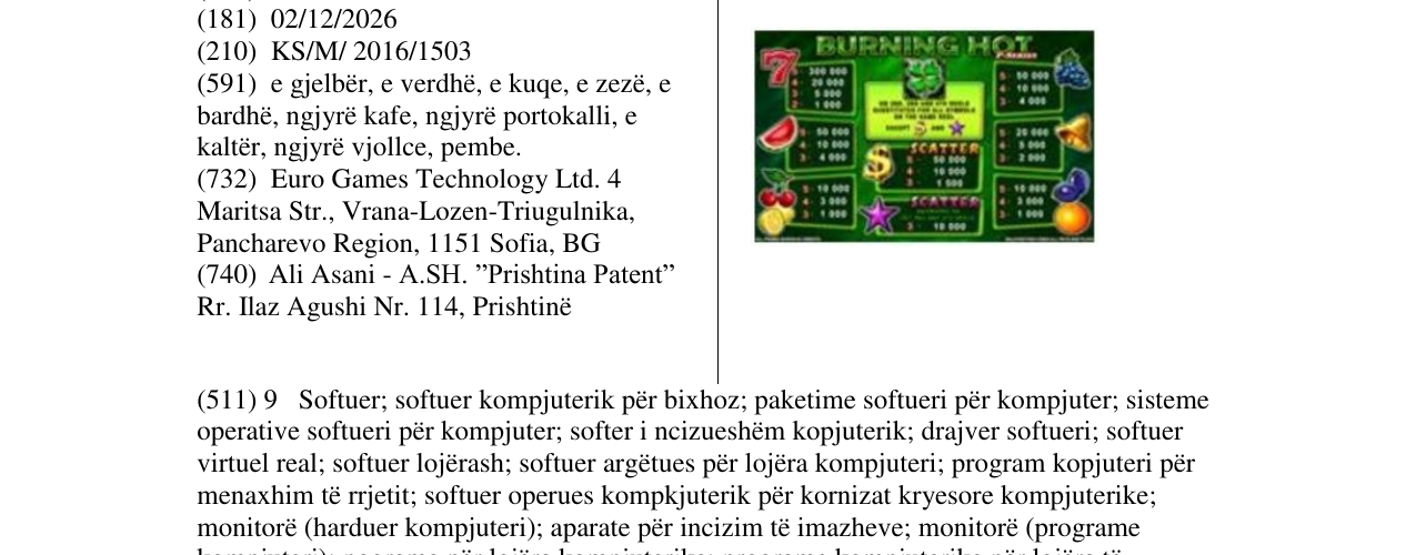 Zëri i markës Markë figurative në buletin