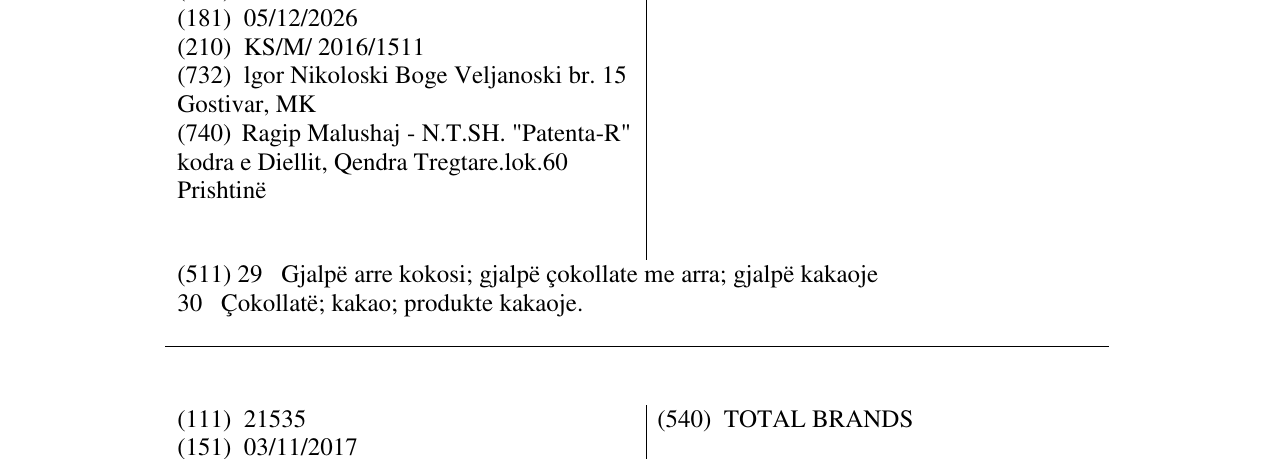 Zëri i markës VIKING në buletin