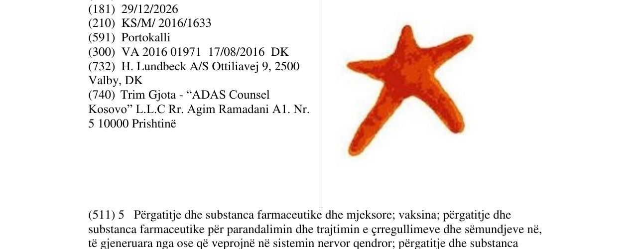 Zëri i markës Markë figurative në buletin