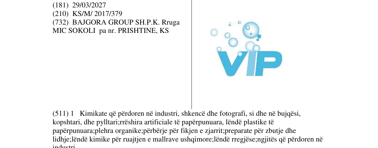 Zëri i markës Markë figurative në buletin