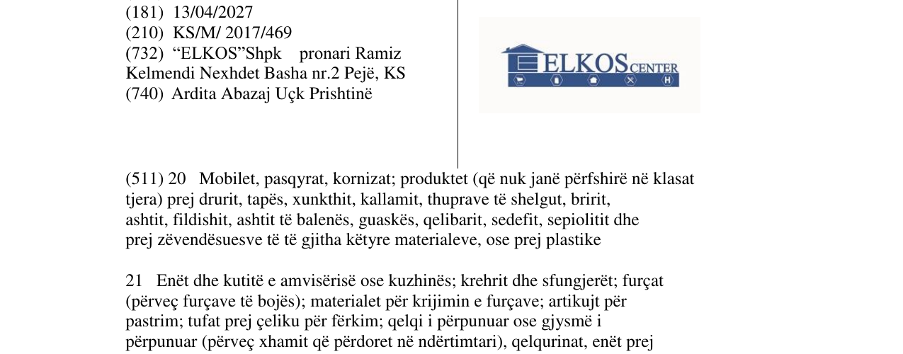 Zëri i markës ELKOS CENTER në buletin