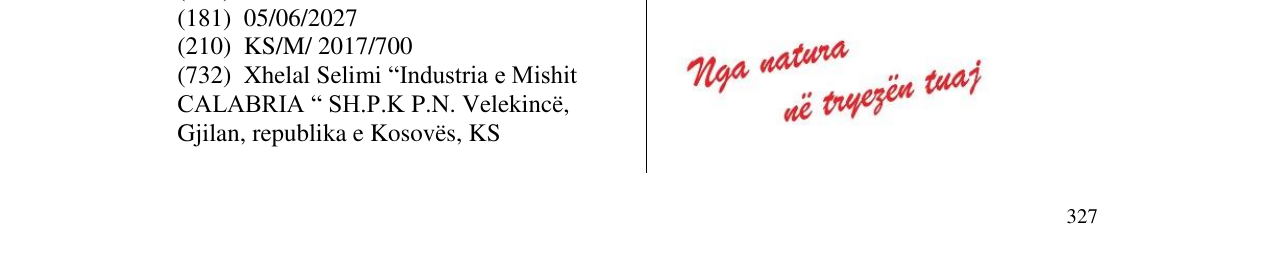 Zëri i markës Nga natura në tryezën tuaj në buletin