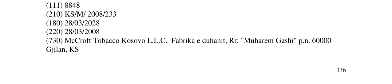 Zëri i markës ROYAL në buletin