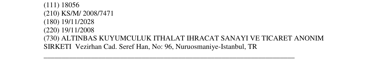 Zëri i markës ALTINBAS në buletin