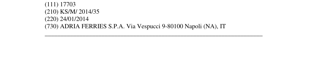 Zëri i markës AF andria në buletin