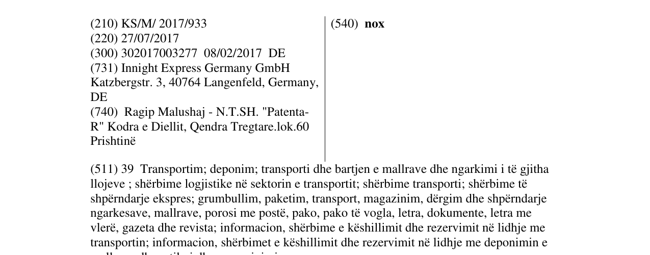 Zëri i markës nox në buletin