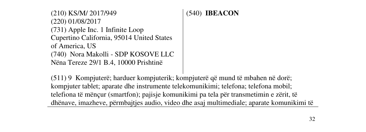 Zëri i markës IBEACON në buletin