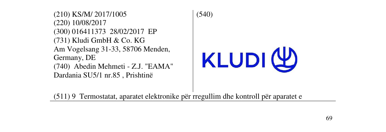 Zëri i markës Markë figurative në buletin