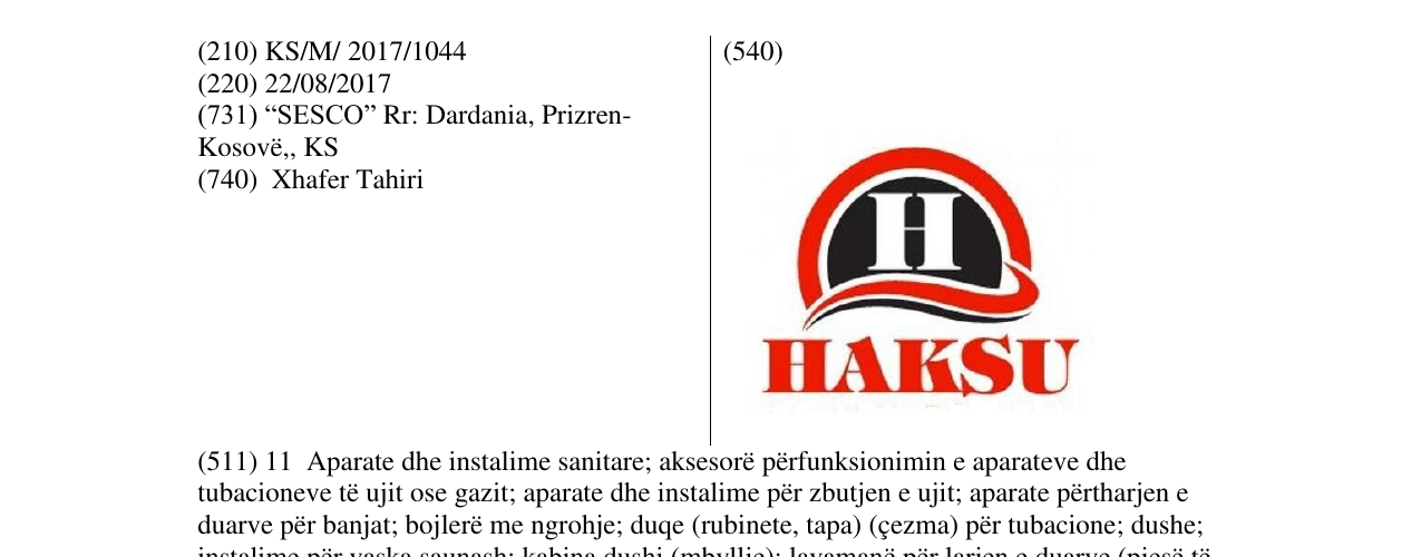 Zëri i markës Markë figurative në buletin