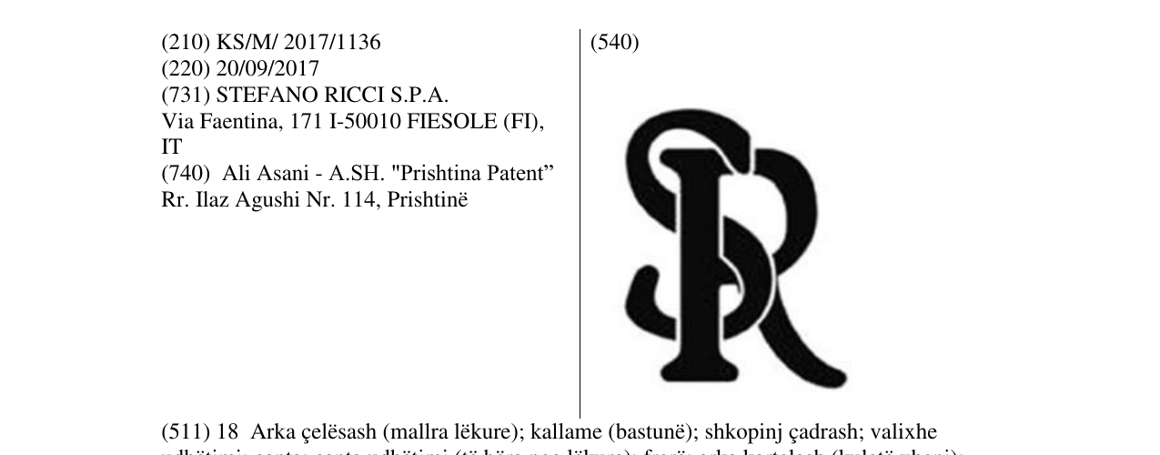 Zëri i markës Markë figurative në buletin