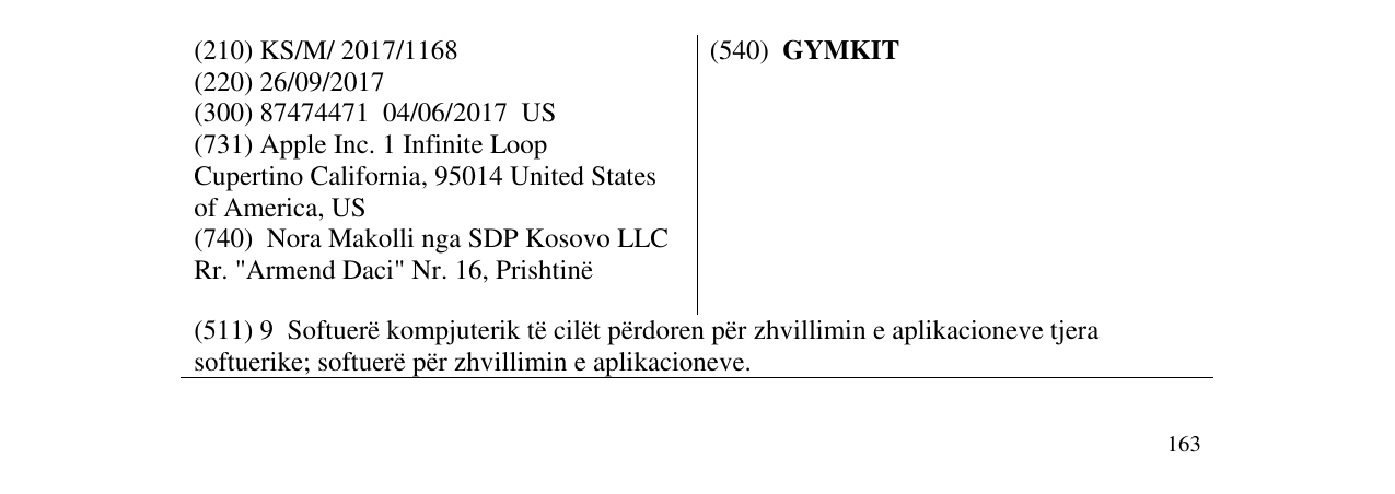 Zëri i markës GYMKIT në buletin