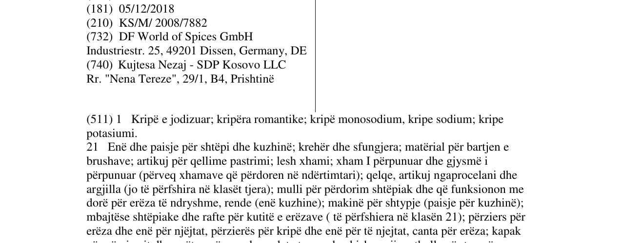 Zëri i markës OSTMANN në buletin