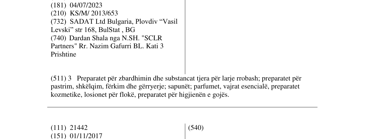 Zëri i markës OMAX në buletin