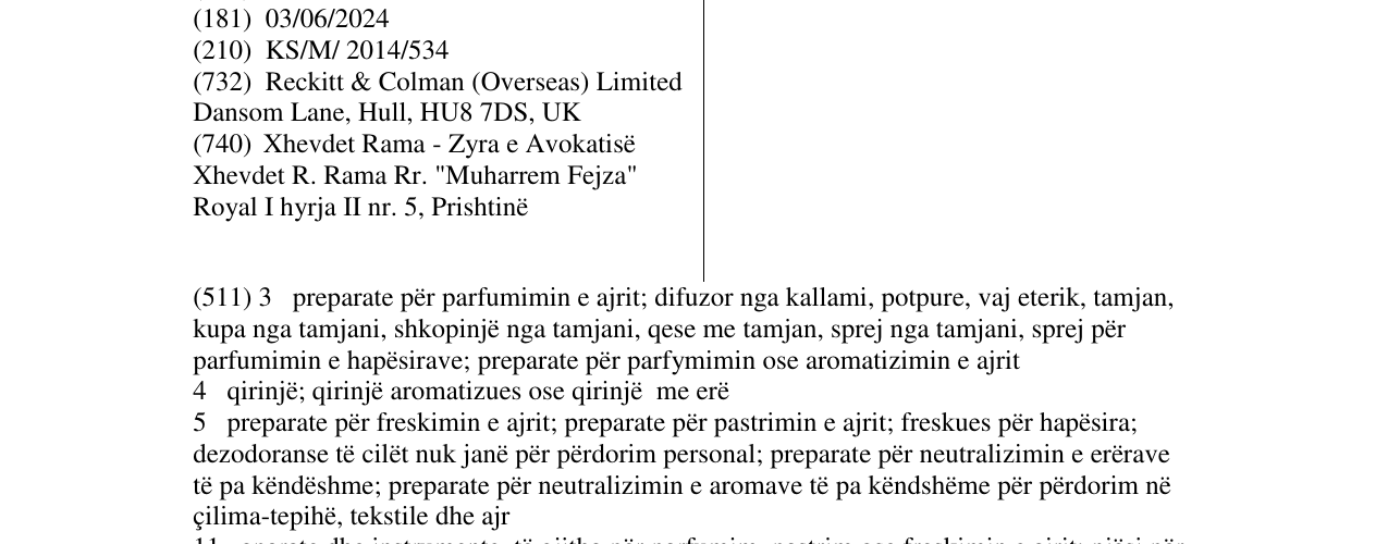 Zëri i markës AIR WICK ESSENTIAL OILS INFUSION në buletin