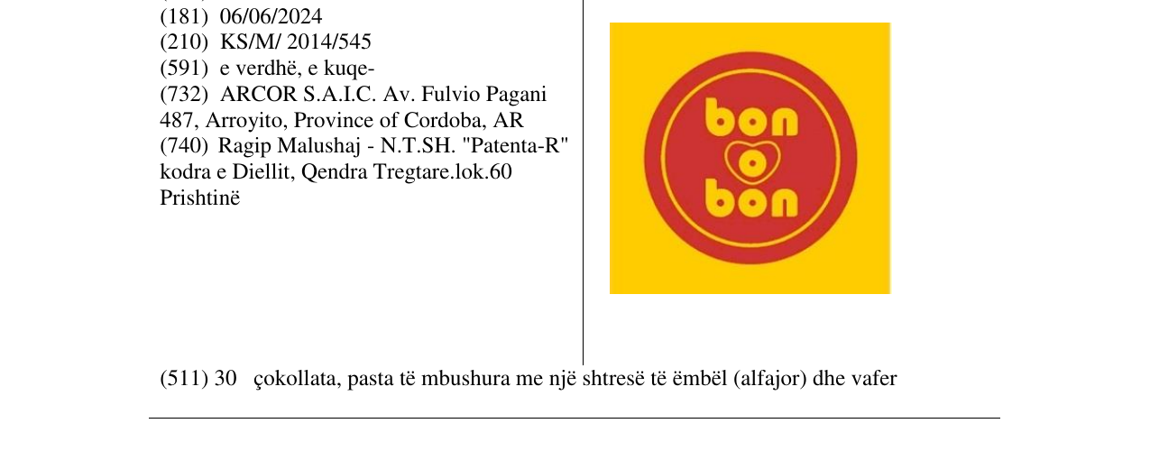 Zëri i markës bon o bon në buletin