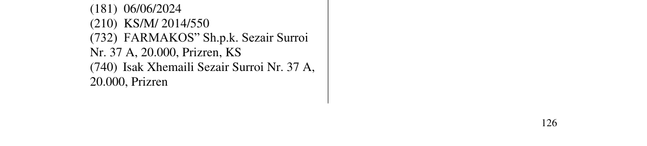 Zëri i markës DIPRAX në buletin