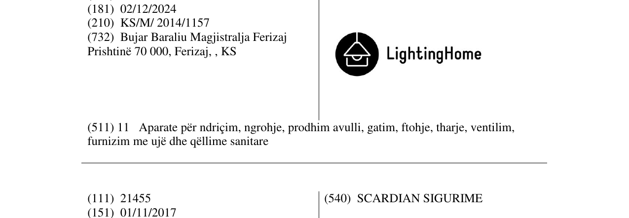 Zëri i markës LightingHome në buletin