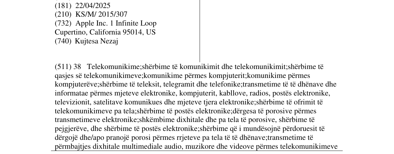 Zëri i markës IPHONE në buletin