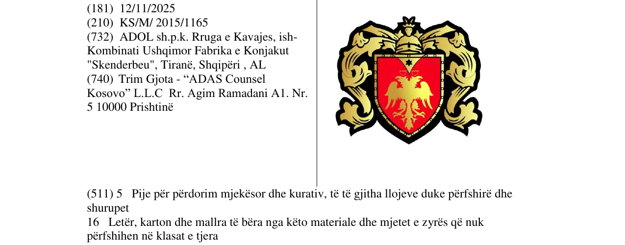 Zëri i markës Markë figurative në buletin