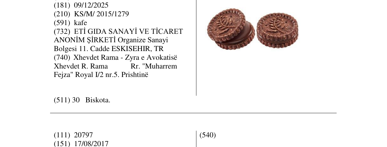 Zëri i markës Markë figurative në buletin