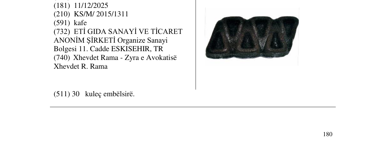 Zëri i markës Markë figurative në buletin