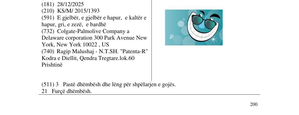 Zëri i markës Markë figurative në buletin