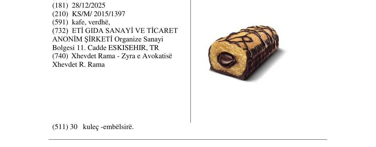 Zëri i markës Markë figurative në buletin
