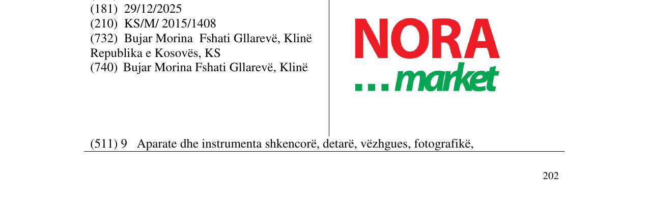 Zëri i markës Markë figurative në buletin