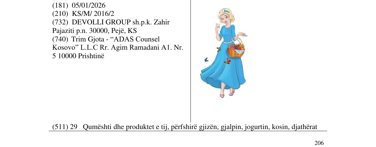 Zëri i markës Markë figurative në buletin