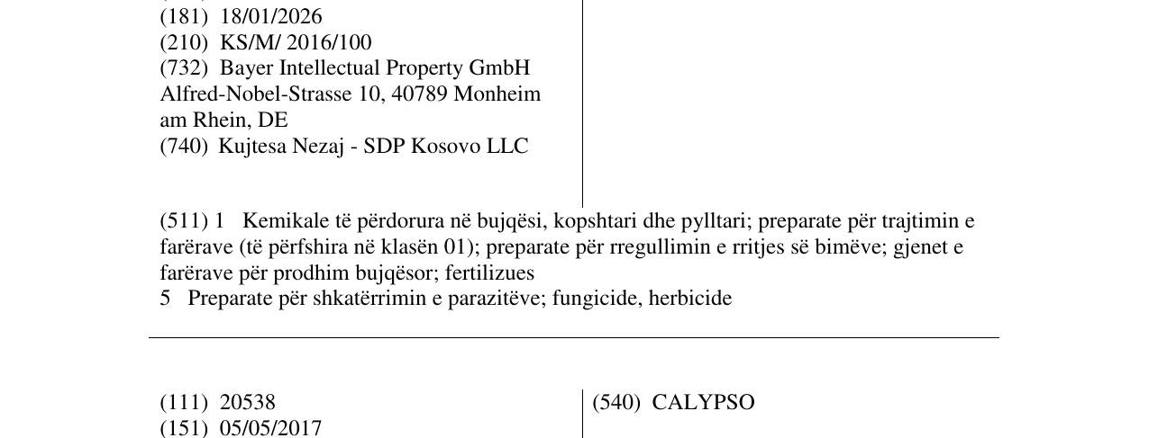 Zëri i markës ANTRACOL në buletin