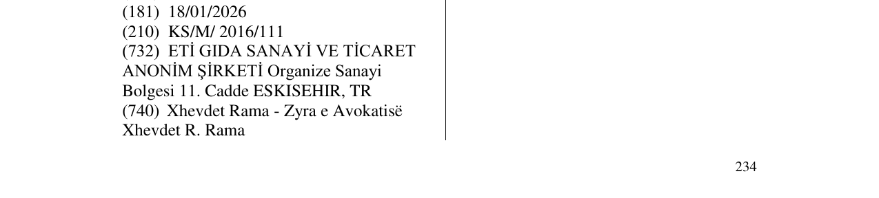 Zëri i markës Markë figurative në buletin