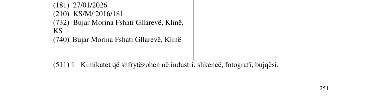 Zëri i markës AVAKS në buletin