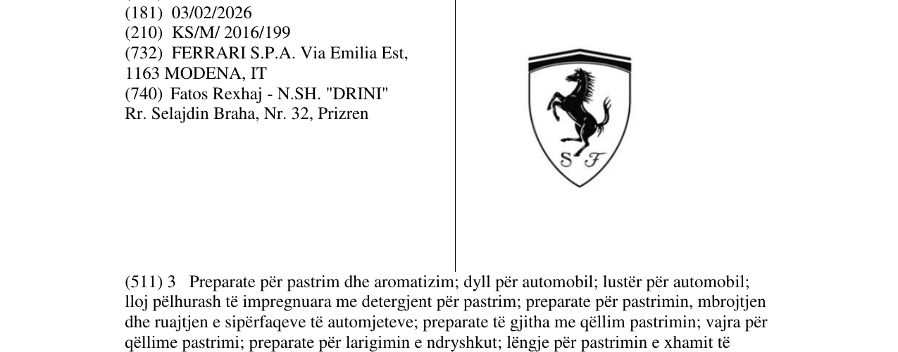 Zëri i markës Markë figurative në buletin