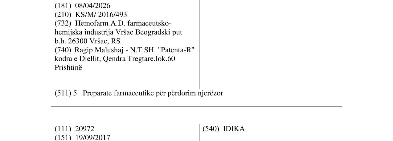 Zëri i markës ELUMELA në buletin