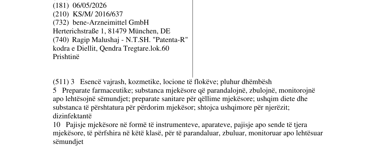 Zëri i markës ib -u-ron në buletin
