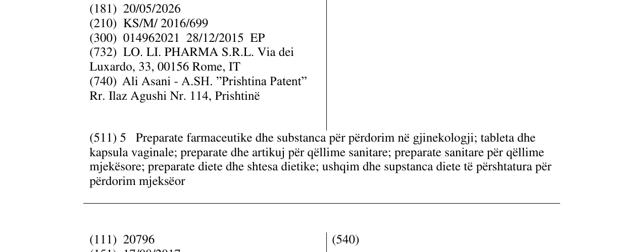 Zëri i markës ALERACT në buletin
