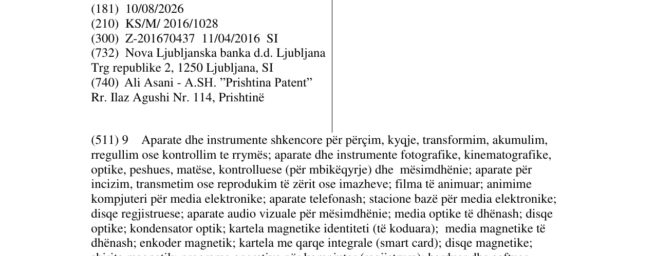 Zëri i markës NLB Banka në buletin