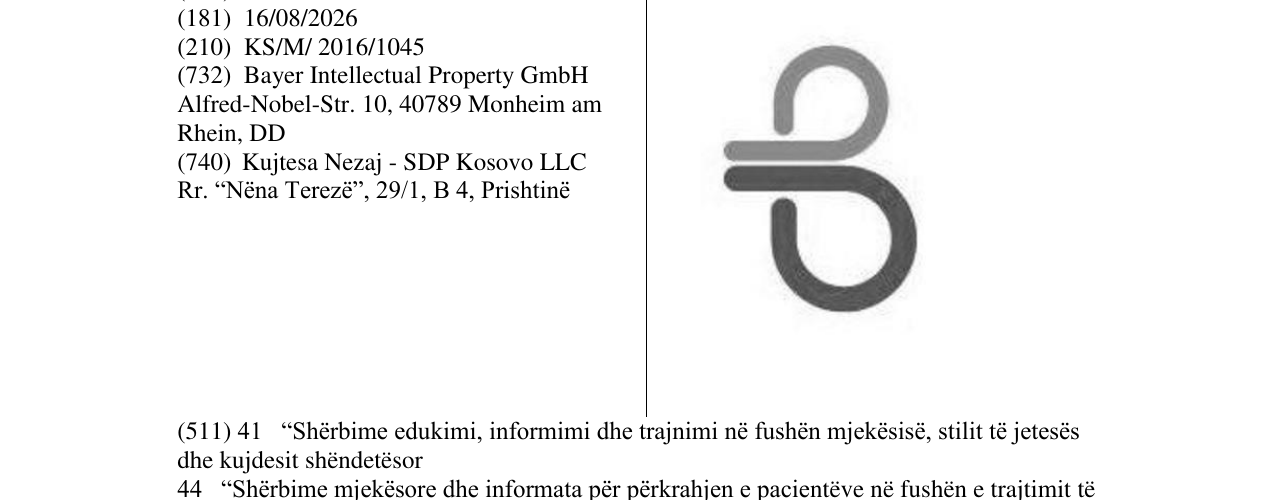 Zëri i markës Markë figurative në buletin