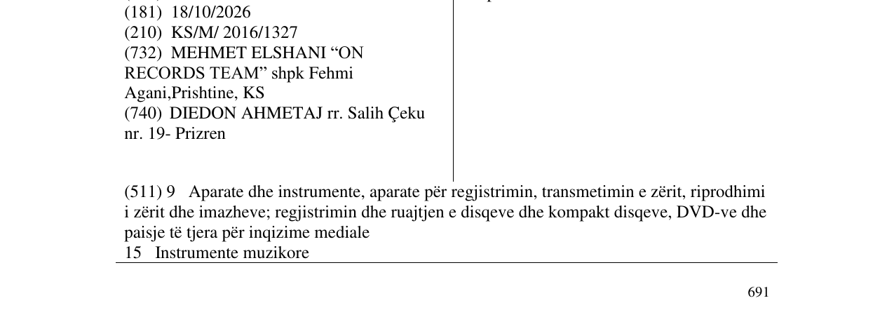Zëri i markës PRODUCENT Zzap në buletin