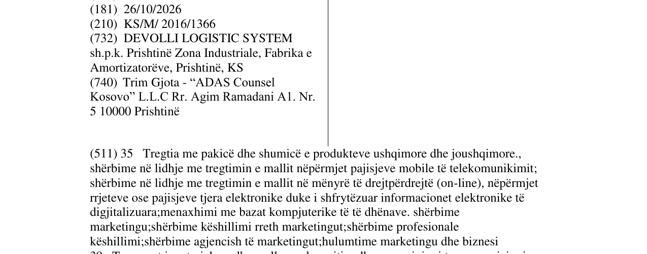 Zëri i markës DLS në buletin