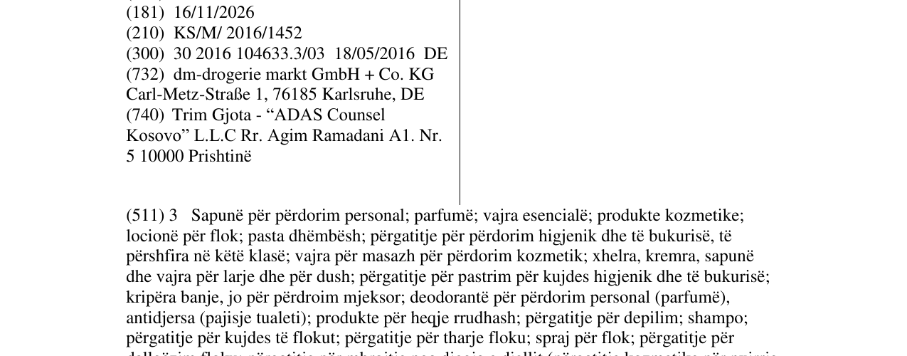 Zëri i markës SUN DANCE në buletin