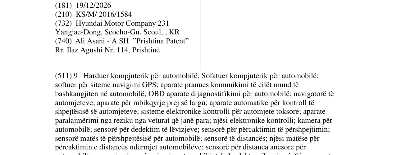 Zëri i markës Hyundai smart Sense në buletin