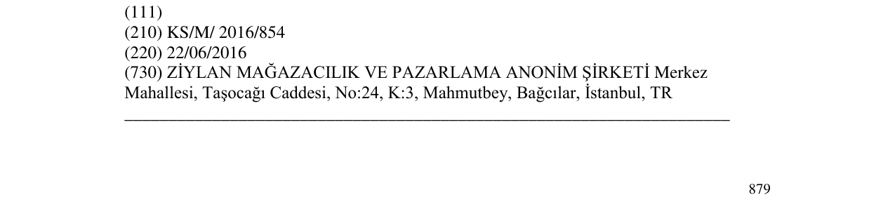 Zëri i markës Miss F në buletin