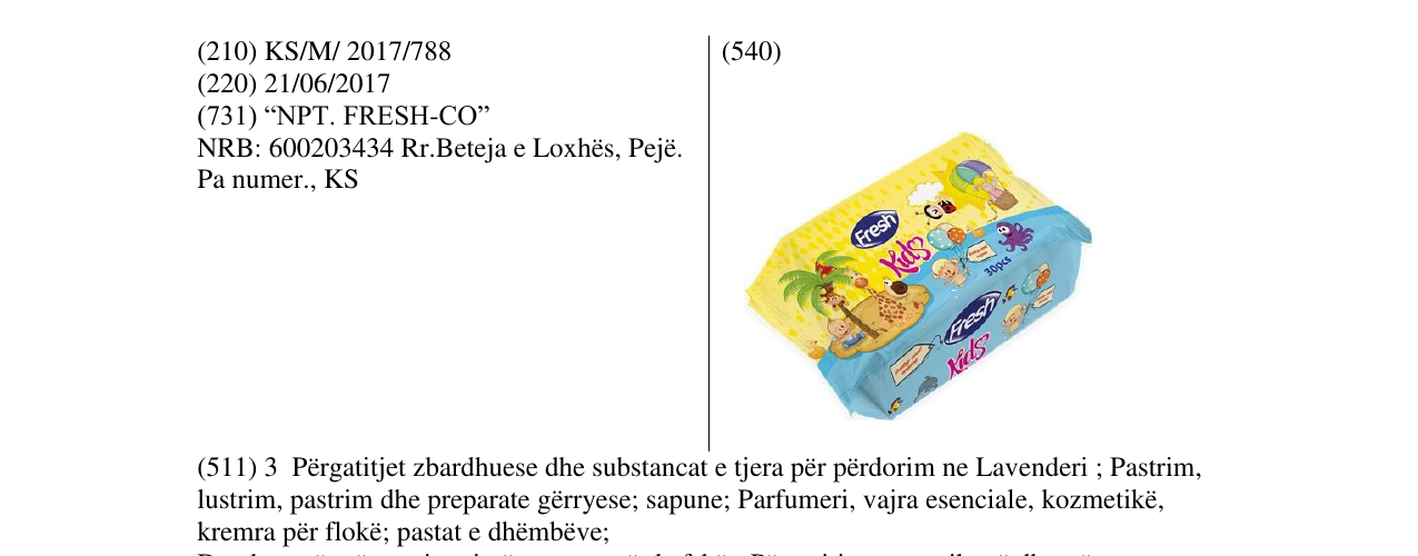 Zëri i markës Markë figurative në buletin