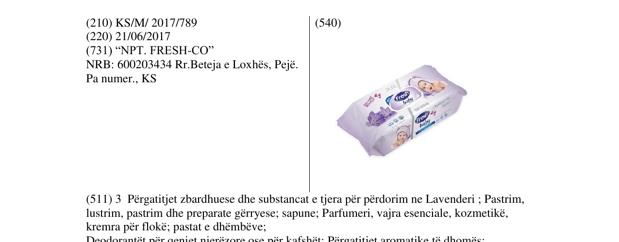 Zëri i markës Markë figurative në buletin