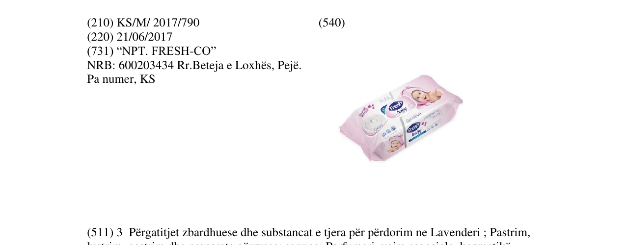 Zëri i markës Markë figurative në buletin