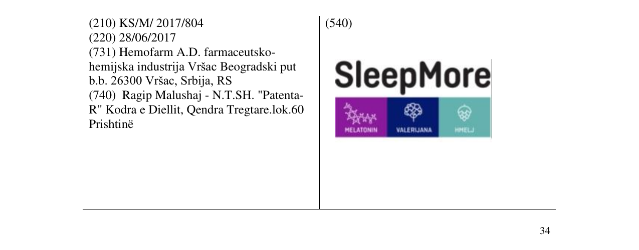 Zëri i markës SleepMore në buletin